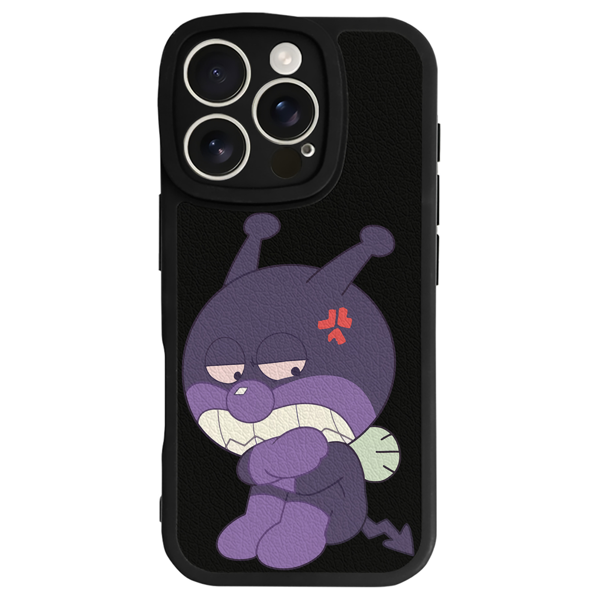 （画像用） アンパンマン Anpanman 【iPhone 16シリーズ対応】シリコンスマホケース（レザー調） 材質：シリコン